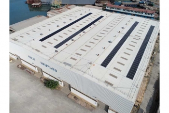 512 sq.m of solar panels installed at “Bibiheybat” Ship Repair Yard